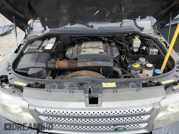 2006 Land Rover Range Rover Sport HSE with VIN SALSF25486A920825, listed as a Copart auction lot 58063625 with 218,694 mi miles and Salvage title. Bid and sale history available at DreamBid. Image 12.