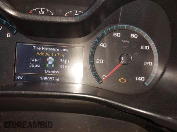 2019 GMC Canyon 4WD Denali with VIN 1GTG6EEN5K1135003, listed as a IAAI auction lot 41599314 with 108,087 mi miles. Bid and sale history available at carsss.com. Image 15.
