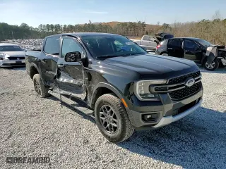 2024 Ford Ranger XLT with VIN 1FTER4GH0RLE14440, listed as a Copart auction lot 43519565 with 10,487 mi miles and Salvage Title. Bid and sale history available at carsss.com. Image 11.
