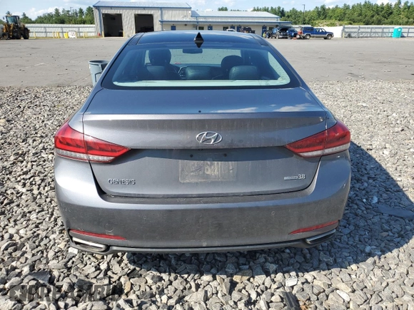 2015 Hyundai Genesis 3.8L with VIN KMHGN4JE2FU063843, listed as a Copart auction lot 68433684 with 152,730 mi miles and Salvage Title. Bid and sale history available at carsss.com. Image 6.