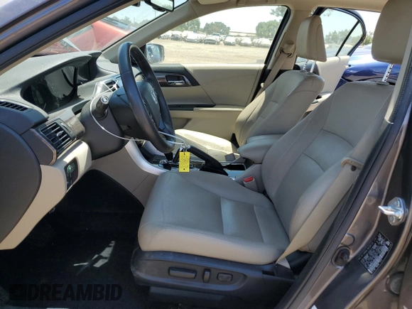 2017 Honda Accord Touring with VIN JHMCR6F74HC028452, listed as a Copart auction lot 62715345 with 83,506 mi miles and Salvage title. Bid and sale history available at DreamBid. Image 7.