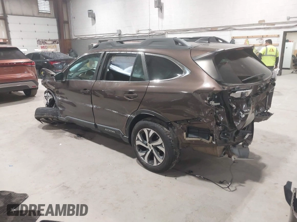 2021 Subaru Outback Limited with VIN 4S4BTAMC8M3128500, listed as a IAAI auction lot 42361689 with 29,599 mi miles and . Bid and sale history available at DreamBid. Image 3.