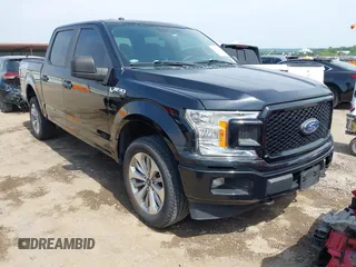 2018 Ford F-150 XL with VIN 1FTEW1EP1JKD05142, listed as a IAAI auction lot 42473177 with 99,079 mi miles and . Bid and sale history available at DreamBid. Image 1.