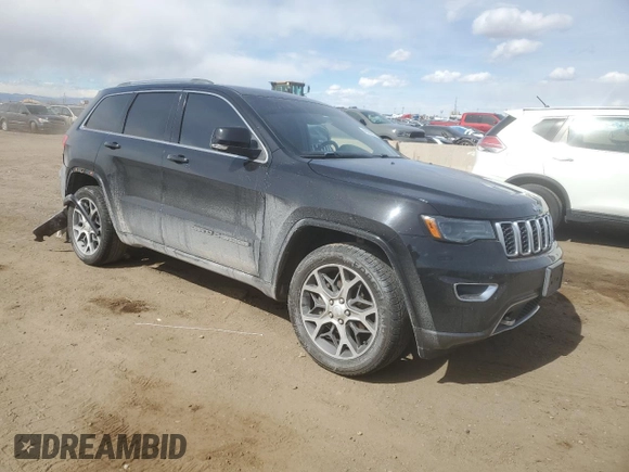 2018 Jeep Grand Cherokee Sterling z VIN 1C4RJEBG4JC247355, wystawiony jako Copart lot #49888855 z przebiegiem 86 363 mil mil oraz Szkoda całkowita • Salvage title. Historia ofert i sprzedaży dostępna na DreamBid. Obrazek 4.