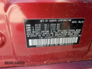 2018 Subaru Legacy Premium with VIN 4S3BNAF61J3042821, listed as a Copart auction lot 56662355 with 116,980 mi miles and Salvage title. Bid and sale history available at DreamBid. Image 13.