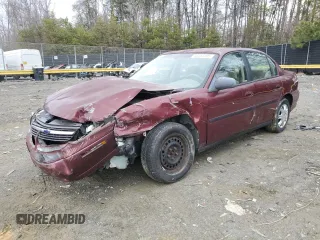 2001 Chevrolet Malibu with VIN 1G1ND52J416158281, listed as a Copart auction lot 48153195 with 184,184 mi miles and Salvage Title. Bid and sale history available at carsss.com. Image 1.