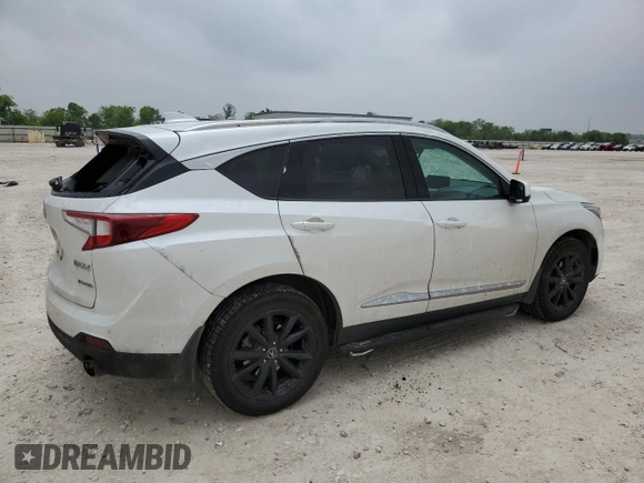2020 Acura RDX Technology with VIN 5J8TC2H52LL001235, listed as a Copart auction lot 50846375 with 92,647 mi miles and Clean Title. Bid and sale history available at DreamBid. Image 3.