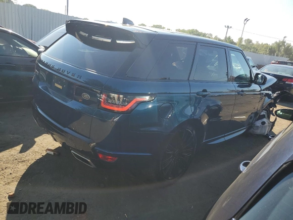 2022 Land Rover Range Rover Sport HSE Dynamic with VIN SALWR2SEXNA205758, listed as a Copart auction lot 70080934 with 43,452 mi miles and Salvage Title. Bid and sale history available at DreamBid. Image 3.