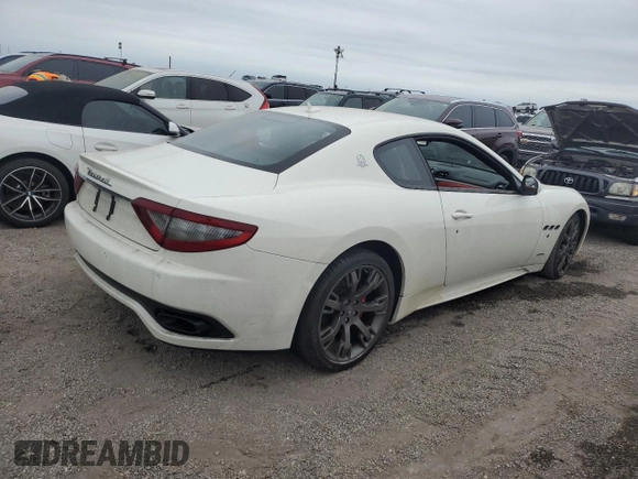 2013 Maserati GranTurismo Sport with VIN ZAM45VLA2D0072081, listed as a Copart auction lot 76554224 with Not provided miles and Non repairable. Bid and sale history available at DreamBid. Image 3.