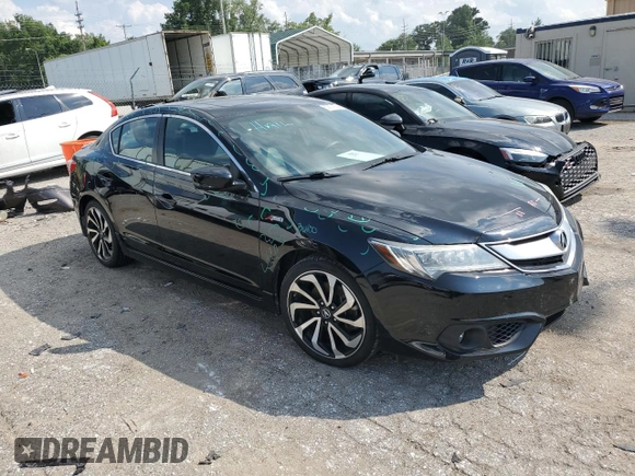 2018 Acura ILX Premium with VIN 19UDE2F85JA003694, listed as a Copart auction lot 62674024 with 72,256 mi miles and Salvage title. Bid and sale history available at DreamBid. Image 4.