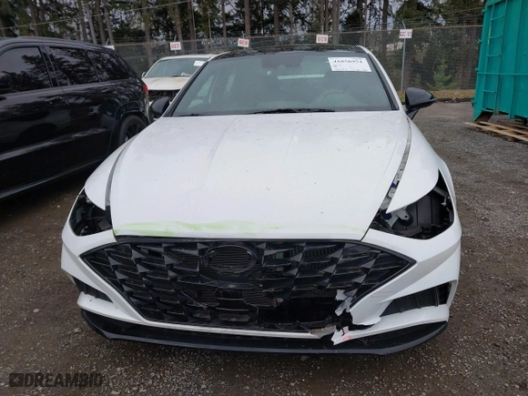 2020 Hyundai Sonata SEL Plus with VIN 5NPEJ4J2XLH050003, listed as a IAAI auction lot 41856951 with 20,279 mi miles. Bid and sale history available at carsss.com. Image 12.