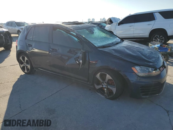 2017 Volkswagen GTI S z VIN 3VW447AU5HM002056, wystawiony jako Copart lot #56643855 z przebiegiem 48 841 mil mil oraz Szkoda całkowita • Salvage title. Historia ofert i sprzedaży dostępna na DreamBid. Obrazek 4.