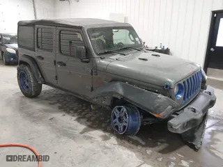 2020 Jeep Wrangler Unlimited Sport Altitude with VIN 1C4HJXDG7LW167909, listed as a IAAI auction lot 41413004 with 69,631 mi miles. Bid and sale history available at carsss.com. Image 1.