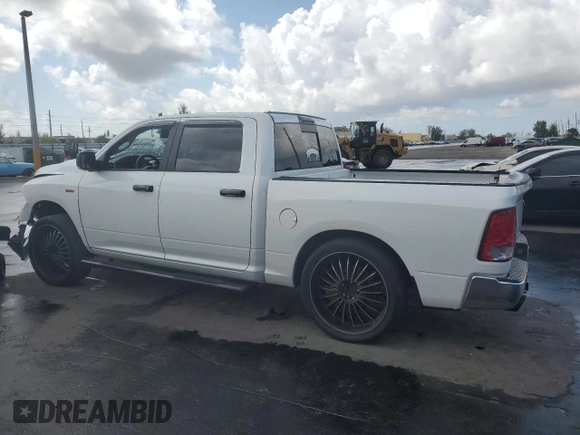 2018 Ram 1500 Big Horn with VIN 3C6RR6LT4JG171327, listed as a Copart auction lot 55954515 with 76,132 mi miles and Salvage title. Bid and sale history available at DreamBid. Image 2.