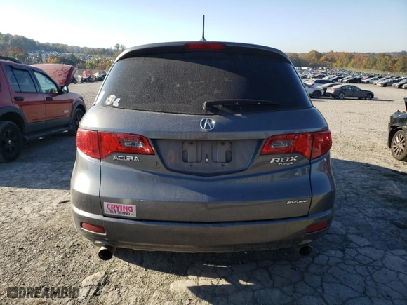 2008 Acura RDX Tech Pkg with VIN 5J8TB18588A011901, listed as a Copart auction lot 76191224 with 217,411 mi miles and Salvage Title. Bid and sale history available at carsss.com. Image 6.