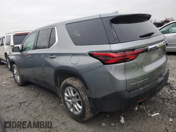 2024 Chevrolet Traverse LS with VIN 1GNESTKW7RJ139060, listed as a Copart auction lot 44083325 with 20,603 mi miles and Salvage title. Bid and sale history available at DreamBid. Image 2.