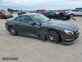 2016 Mercedes-Benz SL-Class SL 63 AMG with VIN WDDJK7EAXGF041905, listed as a Copart auction lot 45044284 with 27,859 mi miles. Bid and sale history available at carsss.com. Image 4.