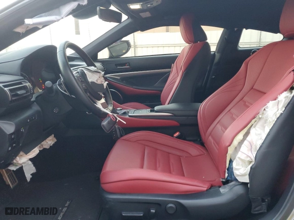 2022 Lexus RC with VIN JTHGZ5BC0N5025157, listed as a Copart auction lot 86019704 with 19,763 mi miles and Salvage Title. Bid and sale history available at carsss.com. Image 7.