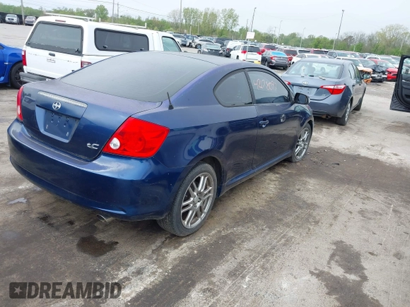 2005 Scion tC with VIN JTKDE177750051166, listed as a IAAI auction lot 42178097 with 205,231 mi miles. Bid and sale history available at carsss.com. Image 4.