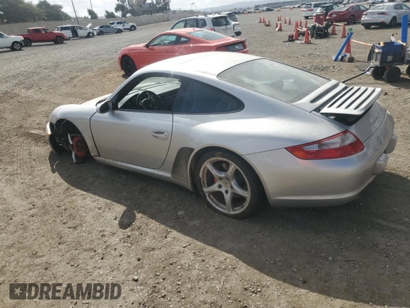 2006 Porsche 911 Carrera S with VIN WP0AB29966S741987, listed as a Copart auction lot 76762074 with 83,382 mi miles and Salvage Title. Bid and sale history available at carsss.com. Image 2.
