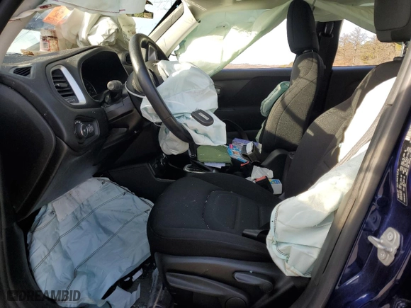 2020 Jeep Renegade Latitude with VIN ZACNJBBB5LPL73219, listed as a Copart auction lot 48596735 with 36,857 mi miles and Salvage Title. Bid and sale history available at carsss.com. Image 7.