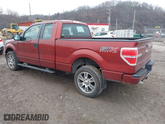 2014 Ford F-150 XL with VIN 1FTFX1EF0EKE42992, listed as a IAAI auction lot 41568048 with 156,499 mi miles. Bid and sale history available at carsss.com. Image 3.