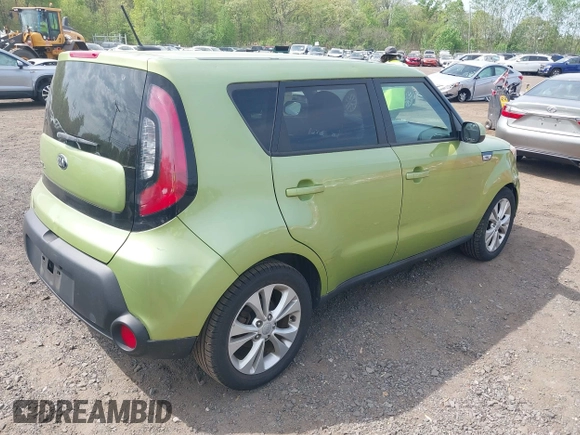 2015 Kia Soul + with VIN KNDJP3A50F7816301, listed as a IAAI auction lot 42154852 with 122,316 mi miles and . Bid and sale history available at DreamBid. Image 4.