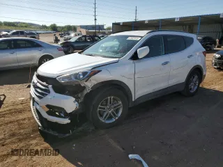 2017 Hyundai Santa Fe 2.4L с VIN 5XYZUDLB7HG417802, выставлен на аукционе Copart как лот 57682915 с пробегом 105 863 миль миль и Списание • Salvage title. История ставок и продаж доступна на DreamBid. Изображение 1.
