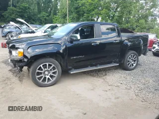 2022 GMC Canyon 4WD Denali with VIN 1GTG6EEN1N1218416, listed as a Copart auction lot 63737725 with 21,899 mi miles and Clean title. Bid and sale history available at DreamBid. Image 1.