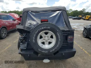 2006 Jeep Wrangler Unlimited LWB with VIN 1J4FA44S36P766549, listed as a Copart auction lot 64577974 with 0 mi miles and Salvage Title. Bid and sale history available at carsss.com. Image 6.