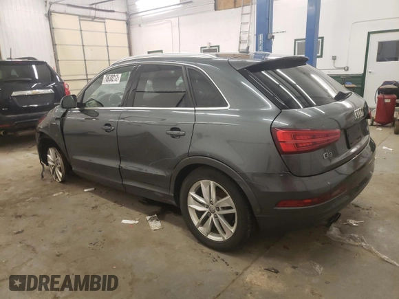 2018 Audi Q3 Premium Plus with VIN WA1JCCFS5JR005546, listed as a Copart auction lot 70630212 with 110,786 mi miles. Bid and sale history available at carsss.com. Image 2.
