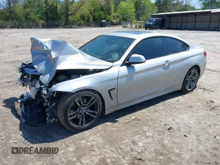 2014 BMW 4 Series 428i with VIN WBA3N7C50EK220438, listed as a IAAI auction lot 41990873 with 141,736 mi miles and . Bid and sale history available at carsss.com. Image 17.