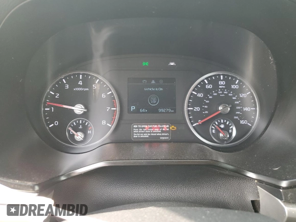 2020 Kia Telluride LX with VIN 5XYP2DHC6LG023733, listed as a Copart auction lot 59102625 with 99,279 mi miles and Salvage title. Bid and sale history available at DreamBid. Image 9.