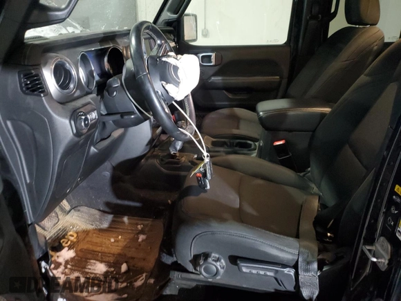 2020 Jeep Wrangler Unlimited Sahara with VIN 1C4HJXEN9LW214550, listed as a Copart auction lot 87586125 with 88,976 mi miles and Salvage Title. Bid and sale history available at carsss.com. Image 7.