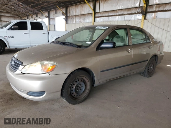 2005 Toyota Corolla CE with VIN 1NXBR32E55Z491413, listed as a Copart auction lot 65187665 with 183,008 mi miles and Clean title. Bid and sale history available at DreamBid. Image 1.