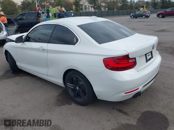 2017 BMW 2 Series 230i with VIN WBA2F9C38H7A40346, listed as a IAAI auction lot 41735926 with 69,245 mi miles. Bid and sale history available at carsss.com. Image 3.