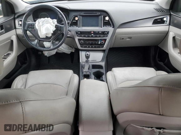 2017 Hyundai Sonata Sport with VIN 5NPE34AF9HH479847, listed as a Copart auction lot 49881475 with 62,991 mi miles and Salvage Title. Bid and sale history available at DreamBid. Image 8.