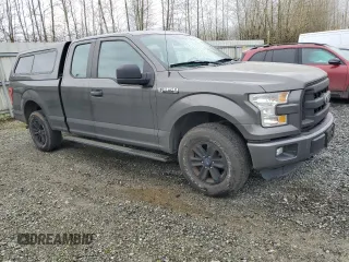 2015 Ford F-150 XLT with VIN 1FTEX1E89FKD82676, listed as a Copart auction lot 50723925 with 65,024 mi miles and Salvage Title. Bid and sale history available at carsss.com. Image 4.