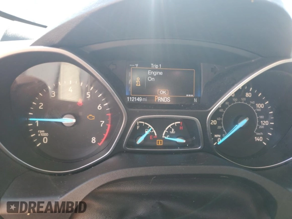 2017 Ford Escape Titanium with VIN 1FMCU9J96HUB65716, listed as a Copart auction lot 49584665 with 112,149 mi miles and Salvage Title. Bid and sale history available at carsss.com. Image 9.