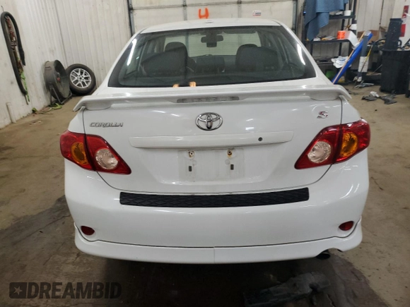 2010 Toyota Corolla with VIN 2T1BU4EE1AC447615, listed as a Copart auction lot 53095075 with 103,500 mi miles and Salvage Title. Bid and sale history available at carsss.com. Image 6.