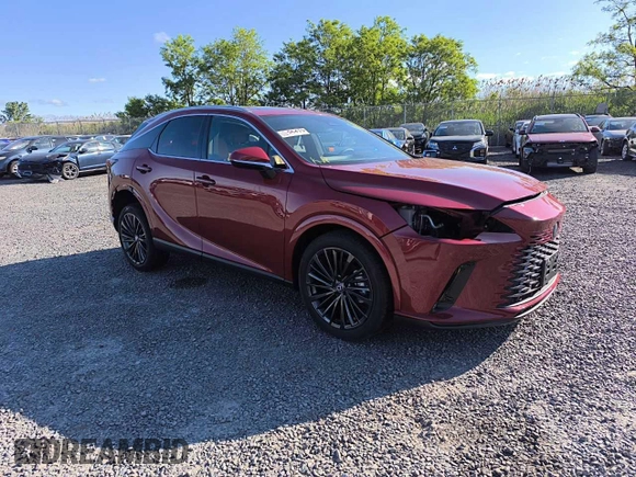 2024 Lexus RX 350 z VIN 2T2BAMCA9RC079250, wystawiony jako Copart lot #57477835 z przebiegiem 174 mil mil oraz Szkody całkowita. Historia ofert i sprzedaży dostępna na DreamBid. Obrazek 3.