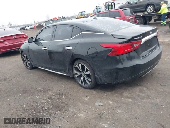 2017 Nissan Maxima S with VIN 1N4AA6AP9HC428942, listed as a IAAI auction lot 41143310 with 81,987 mi miles and . Bid and sale history available at DreamBid. Image 3.