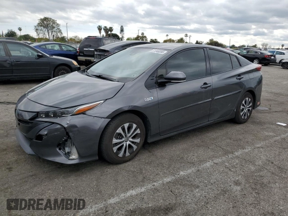 2020 Toyota Prius Prime LE with VIN JTDKARFP8L3143845, listed as a Copart auction lot 51046095 with 121,367 mi miles and Salvage Title. Bid and sale history available at carsss.com. Image 1.
