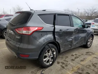 2016 Ford Escape Titanium with VIN 1FMCU0J96GUB31124, listed as a Copart auction lot 44038295 with 208,780 mi miles and Salvage Title. Bid and sale history available at carsss.com. Image 3.