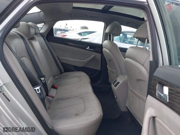 2015 Hyundai Sonata 2.4L Sport with VIN 5NPE34AF4FH036129, listed as a IAAI auction lot 41740812 with 79,483 mi miles. Bid and sale history available at carsss.com. Image 8.