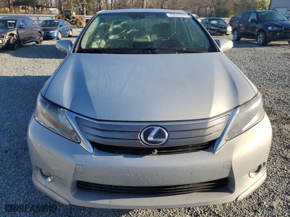 2010 Lexus HS 250h with VIN JTHBB1BA5A2020554, listed as a Copart auction lot 49642045 with 143,210 mi miles and Salvage Title. Bid and sale history available at carsss.com. Image 5.