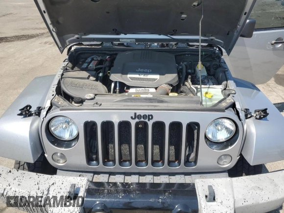2014 Jeep Wrangler Unlimited Sahara with VIN 1C4BJWEG8EL236951, listed as a Copart auction lot 61046575 with 146,642 mi miles and Salvage title. Bid and sale history available at DreamBid. Image 12.