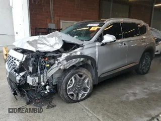 2023 Hyundai Santa Fe Limited z VIN KM8S7DA20PU077090, wystawiony jako Copart lot #48153225 z przebiegiem 63 085 mil mil oraz Szkoda całkowita • Salvage title. Historia ofert i sprzedaży dostępna na DreamBid. Obrazek 1.