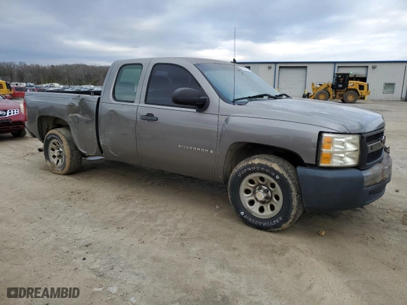 2007 Chevrolet Silverado 1500 Work Truck with VIN 1GCEC19C37Z506718, listed as a Copart auction lot 43644155 with 242,698 mi miles and Clean Title. Bid and sale history available at carsss.com. Image 4.