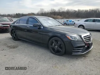 2018 Mercedes-Benz S 560 with VIN WDDUG8GB7JA379339, listed as a Copart auction lot 47757745 with 189,025 mi miles and Clean Title. Bid and sale history available at carsss.com. Image 4.